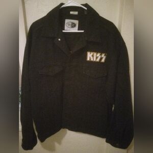 Kiss "Rock And Roll All Over" Black Denim Jacket